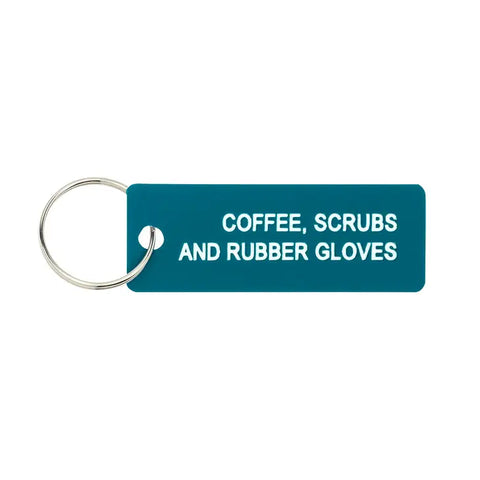 Coffee Scrubs Keychain
