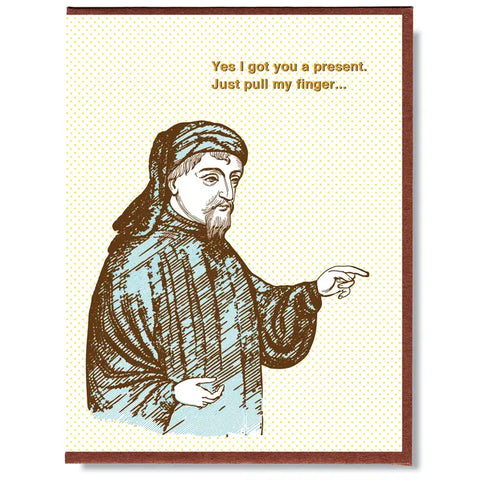 Pull My Finger Greeting Card
