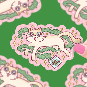 Catnip Kitty Sticker