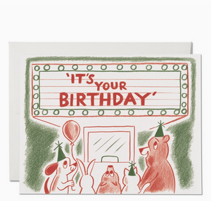Birthday Marquee Greeting Card