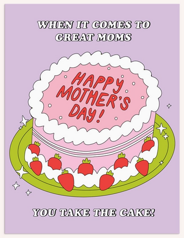 Cake Mom Greeting Card