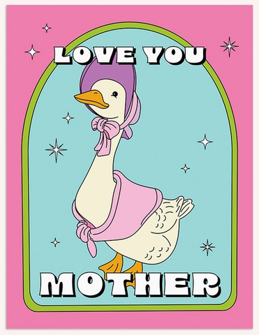 Mother Goose Greeting Card