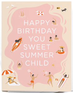 Sweet Summer Child Greeting Card