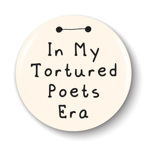Tortured Poets Era Pinback Button