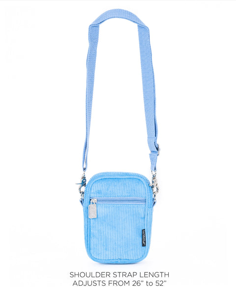 Mini Brick Bag - Corduroy Blue