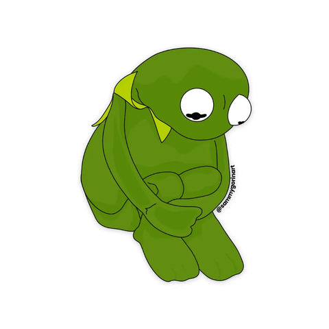 Sad Kermit Sticker
