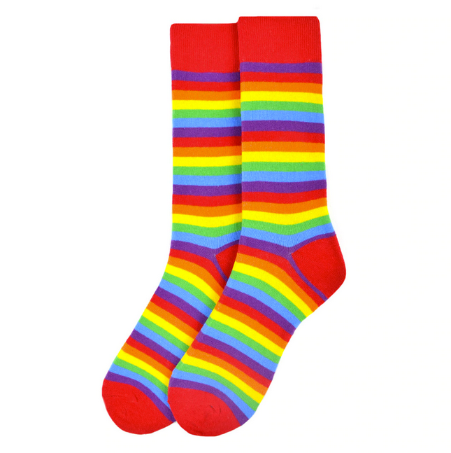 [Rainbow Stripe] Youth Tall Socks