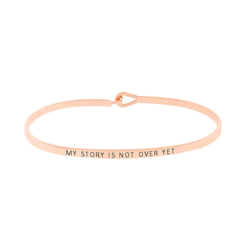 My Story Is Not Over Yet Bracelet