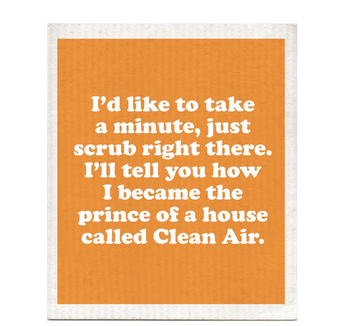 Prince Of Clean Air Swedish Dishcloth
