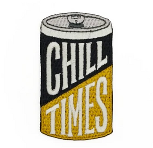 Vintage Beer Can Embroidered Patch