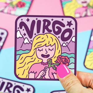 Zodiac Virgo Sticker
