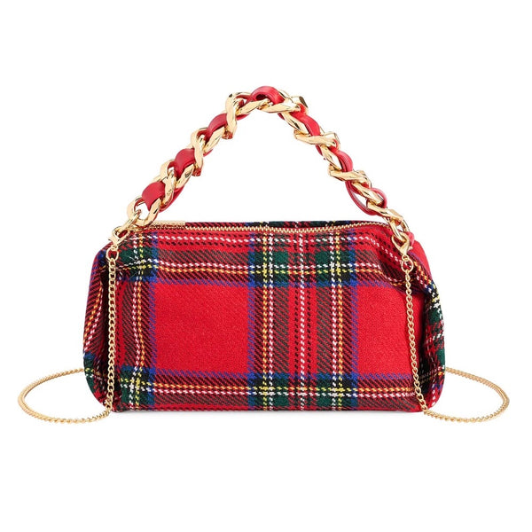 Scottie Top Handle Bag in Red