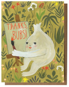 Thanks Bubs Greeting Card