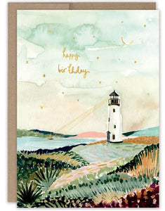 Lighthouse Birthday Greeting Card