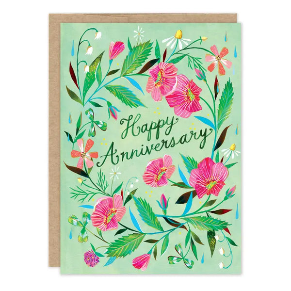 Romantic Florals Greeting Card