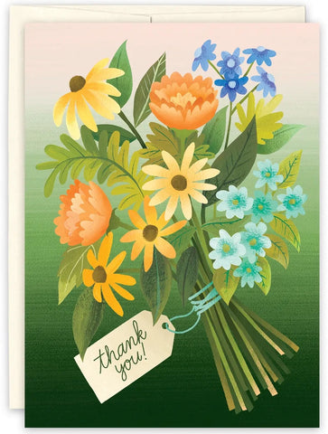 Bouquet Thank You Greeting Card