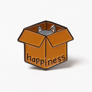 Happiness Cat Enamel Pin