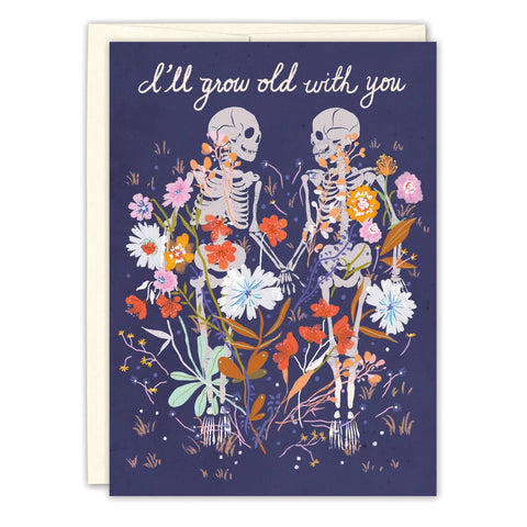 Skeletons Anniversary Greeting Card
