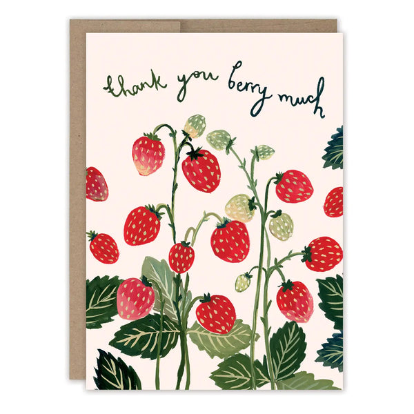 Berry Much Greeting Card