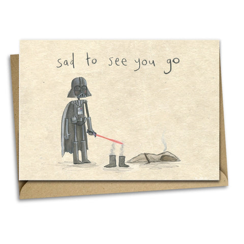 Sad To See You Go Greeting Card