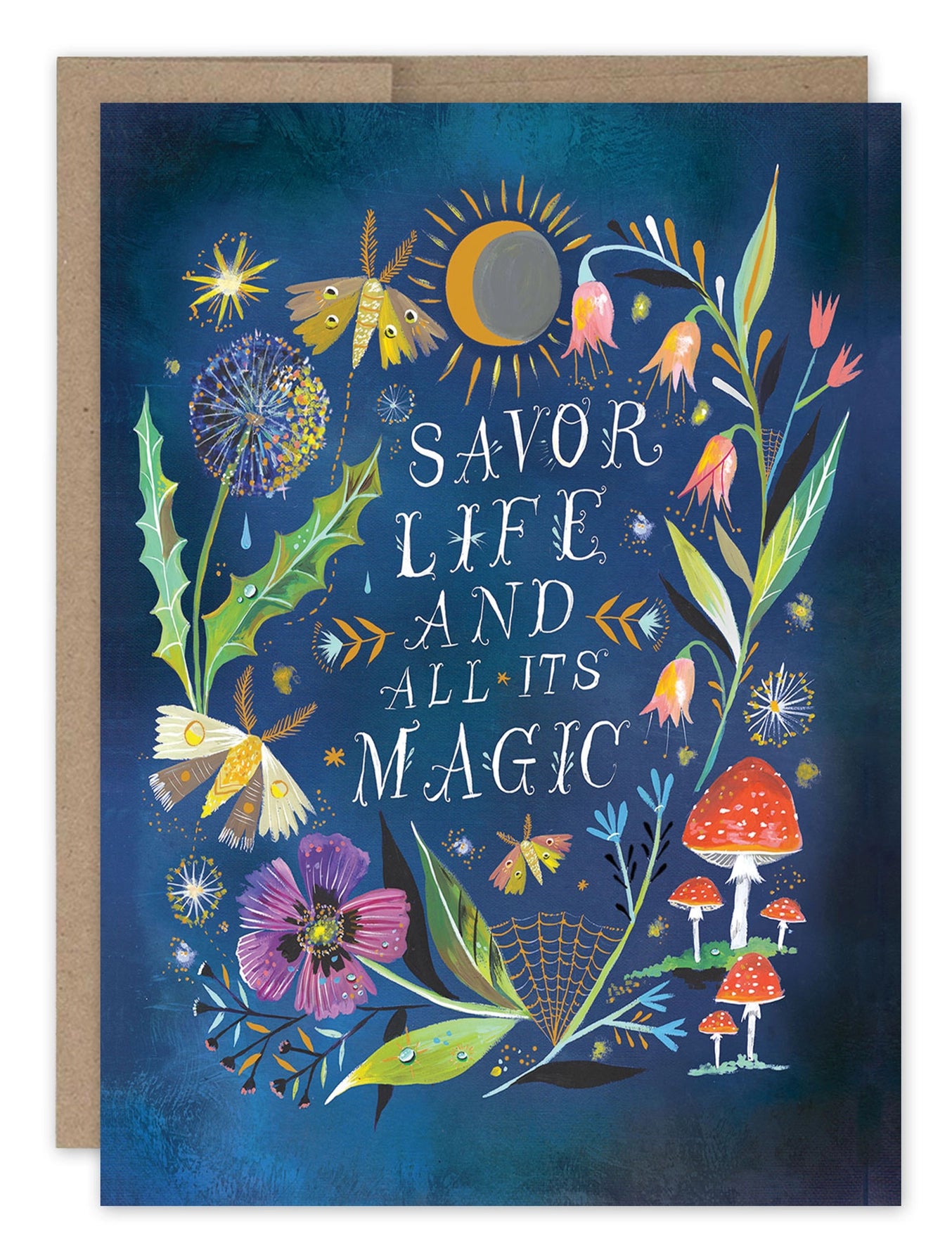 Savor Life Greeting Card