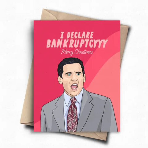 Declare Bankruptcy Greeting Card