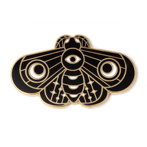 Lunar Moth Enamel Pin