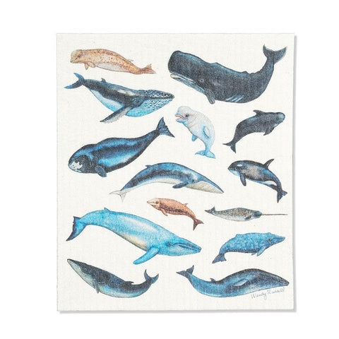 Whales Dishcloth