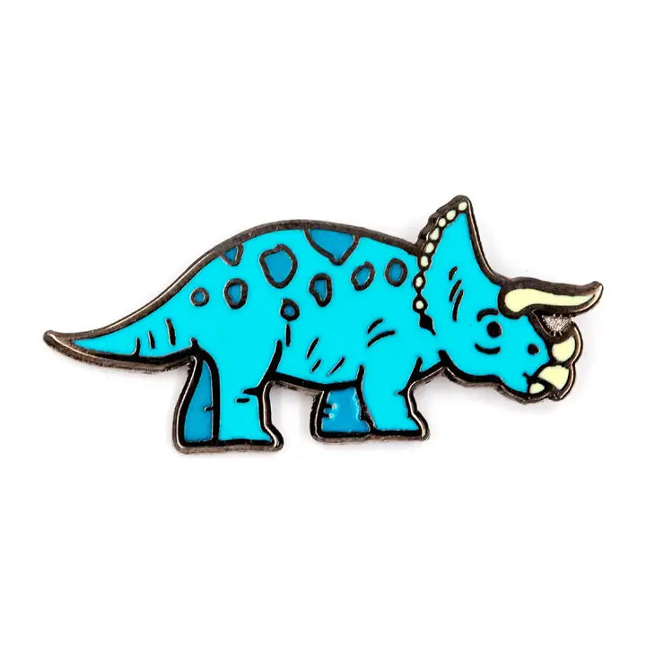 Triceratops Enamel Pin
