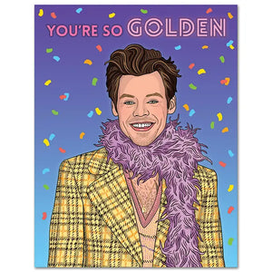 Harry Stylish Birthday Greeting Card