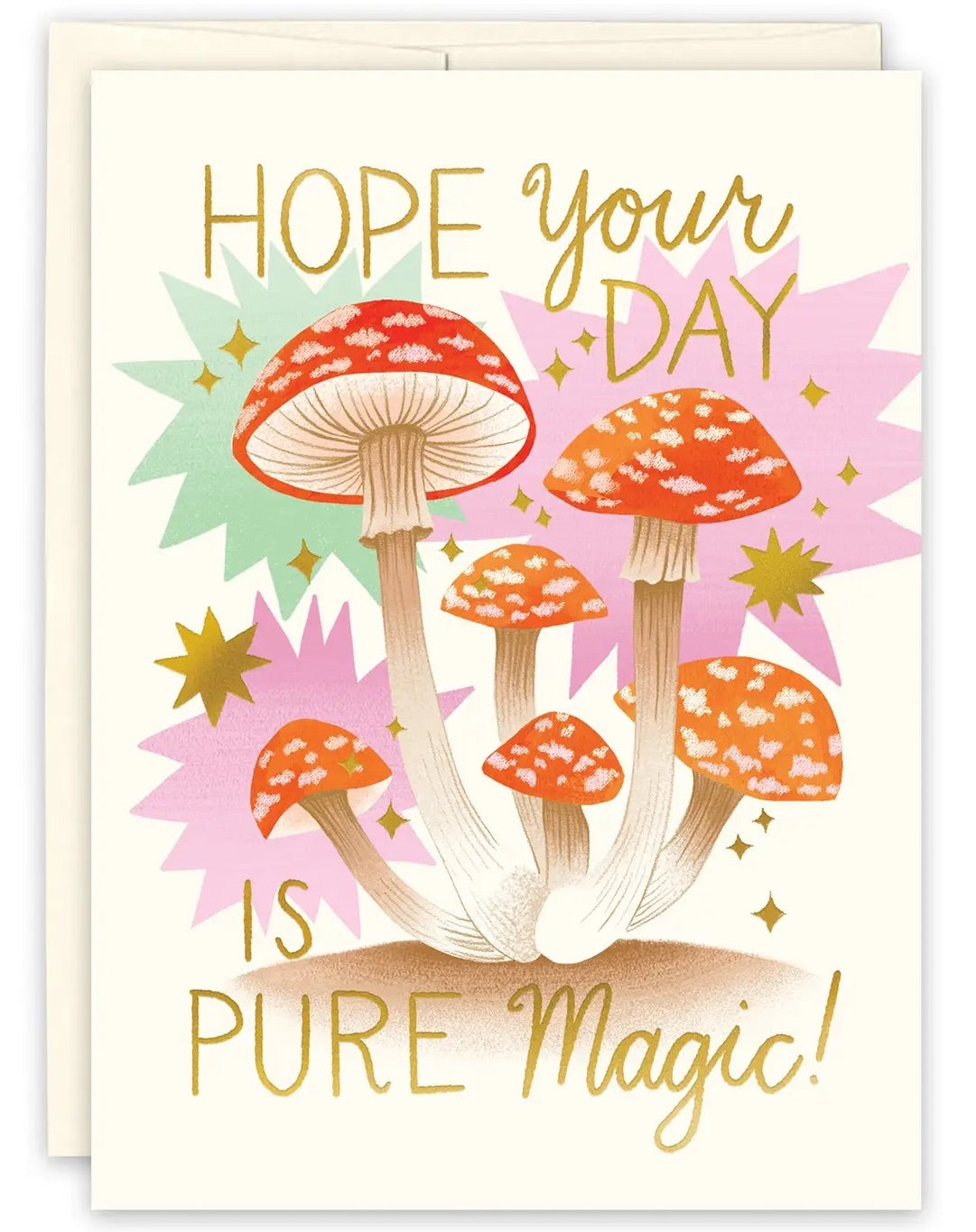 Mushrooms Birthday Greeting Card