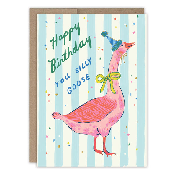 Silly Goose Birthday Greeting Card
