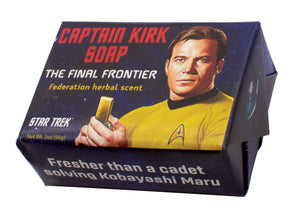 Captain Kirk Boldly Go Soap