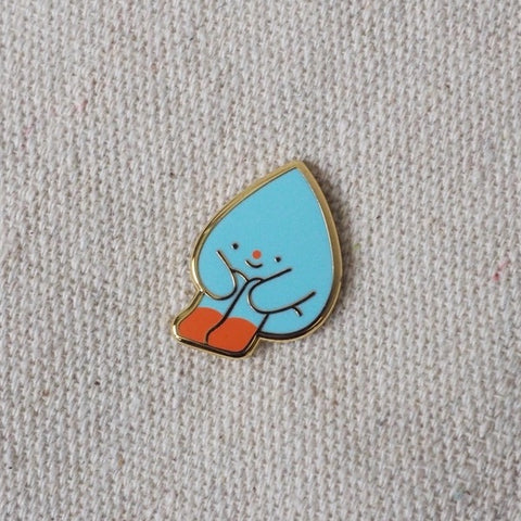 Water Drop Enamel Pin