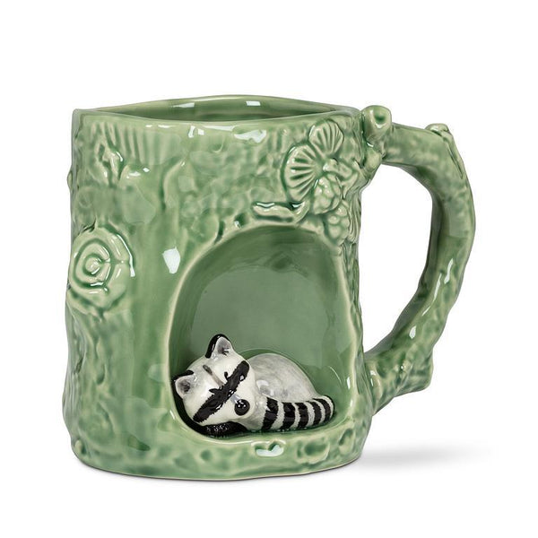 Raccoon in Tree Mug