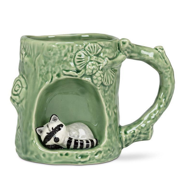 Raccoon in Tree Mug