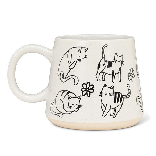 Oversized Mug with Cats