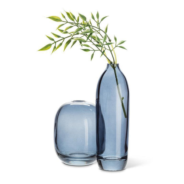 Medium Barrel Bud Vase Blue