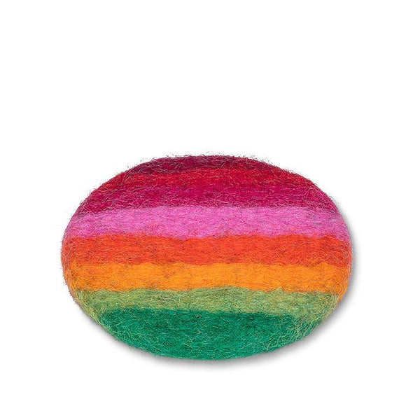 Striped Felt Coaster