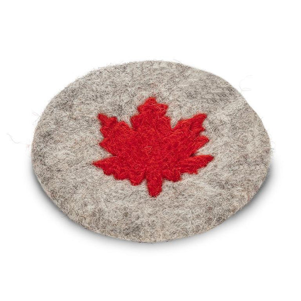 Felt Maple Leaf Coaster