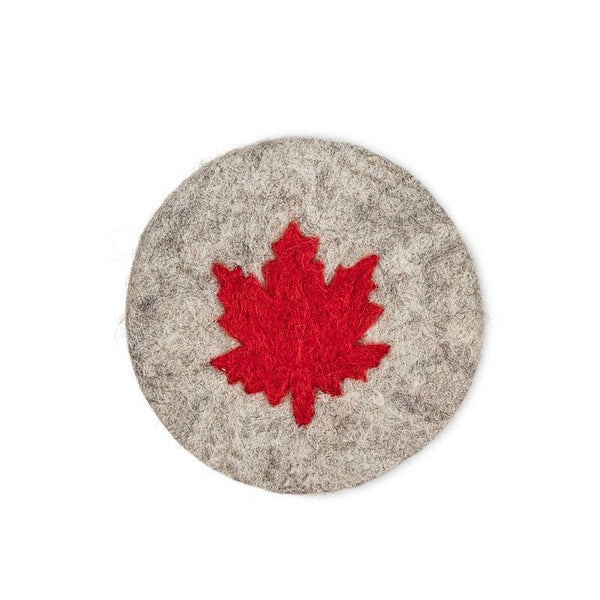Felt Maple Leaf Coaster