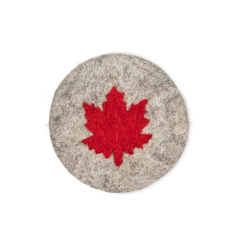 Felt Maple Leaf Coaster