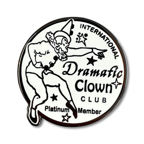 Dramatic Clown Club Enamel Pin