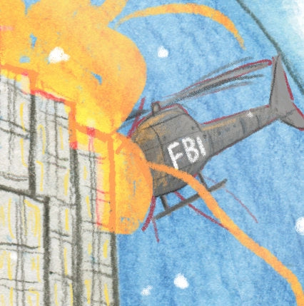 Die Hard Christmas Greeting Card