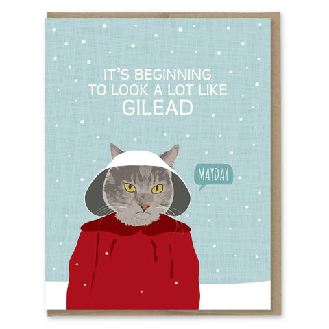 Gilead Cat Christmas Greeting Card