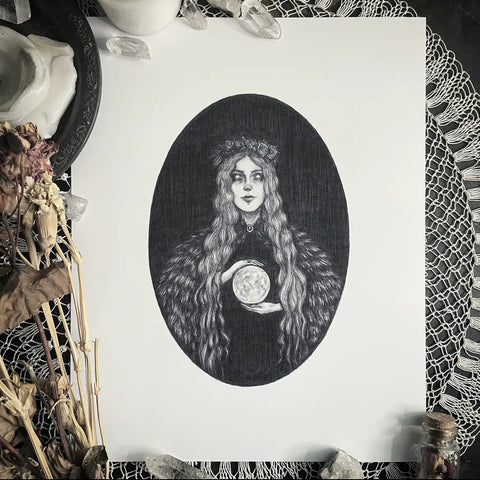 Moon Maiden Fine Art Print