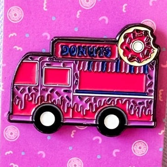 Bisexual Donut Food Truck Enamel Pin