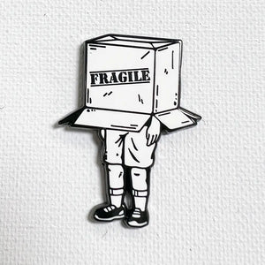 Fragile Enamel Pin