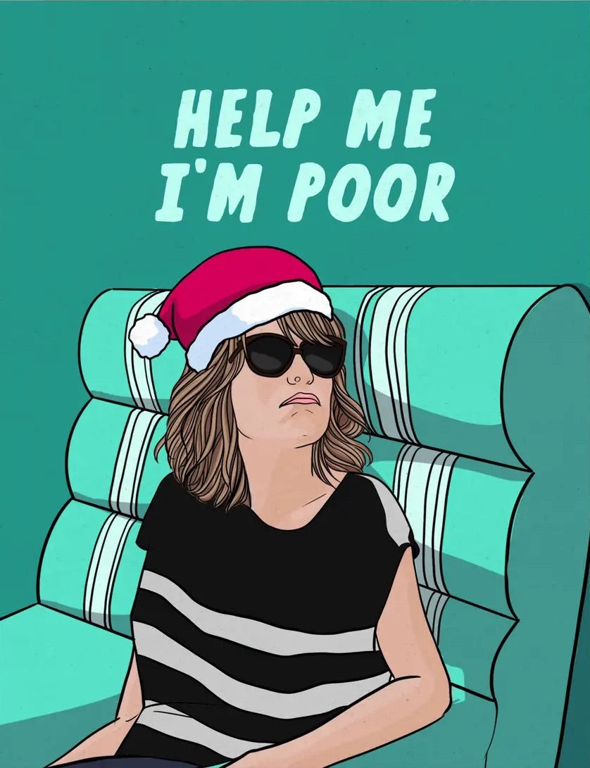 Poor Christmas Greeting Card