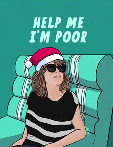 Poor Christmas Greeting Card